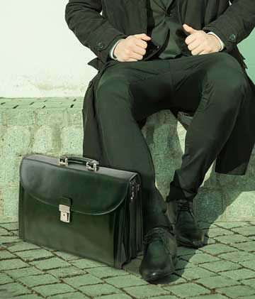 Italian Leather briefcases